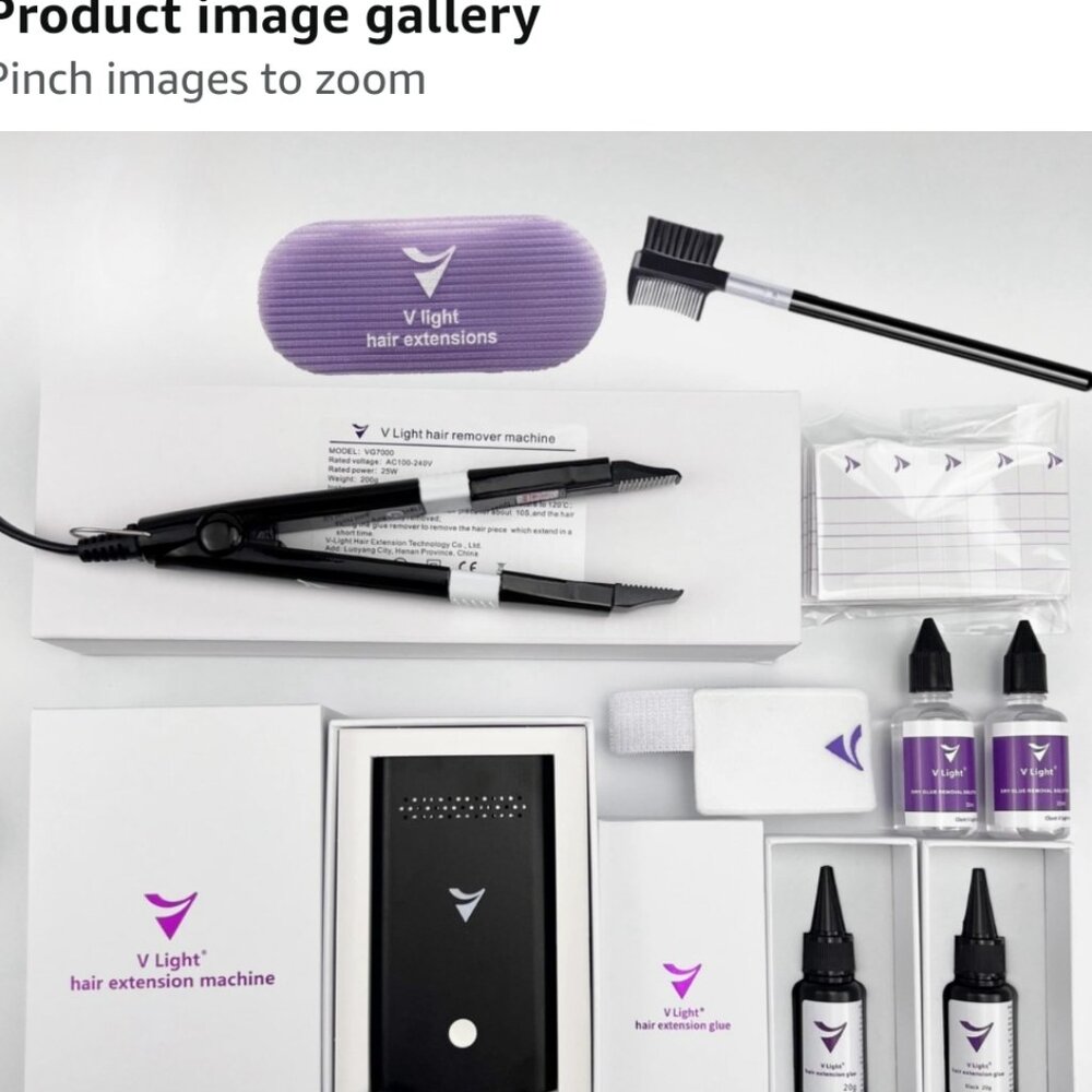 V Light hair extension in-stock in the USA